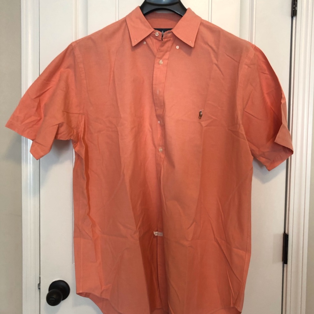 Ralph Lauren peach sport shirt